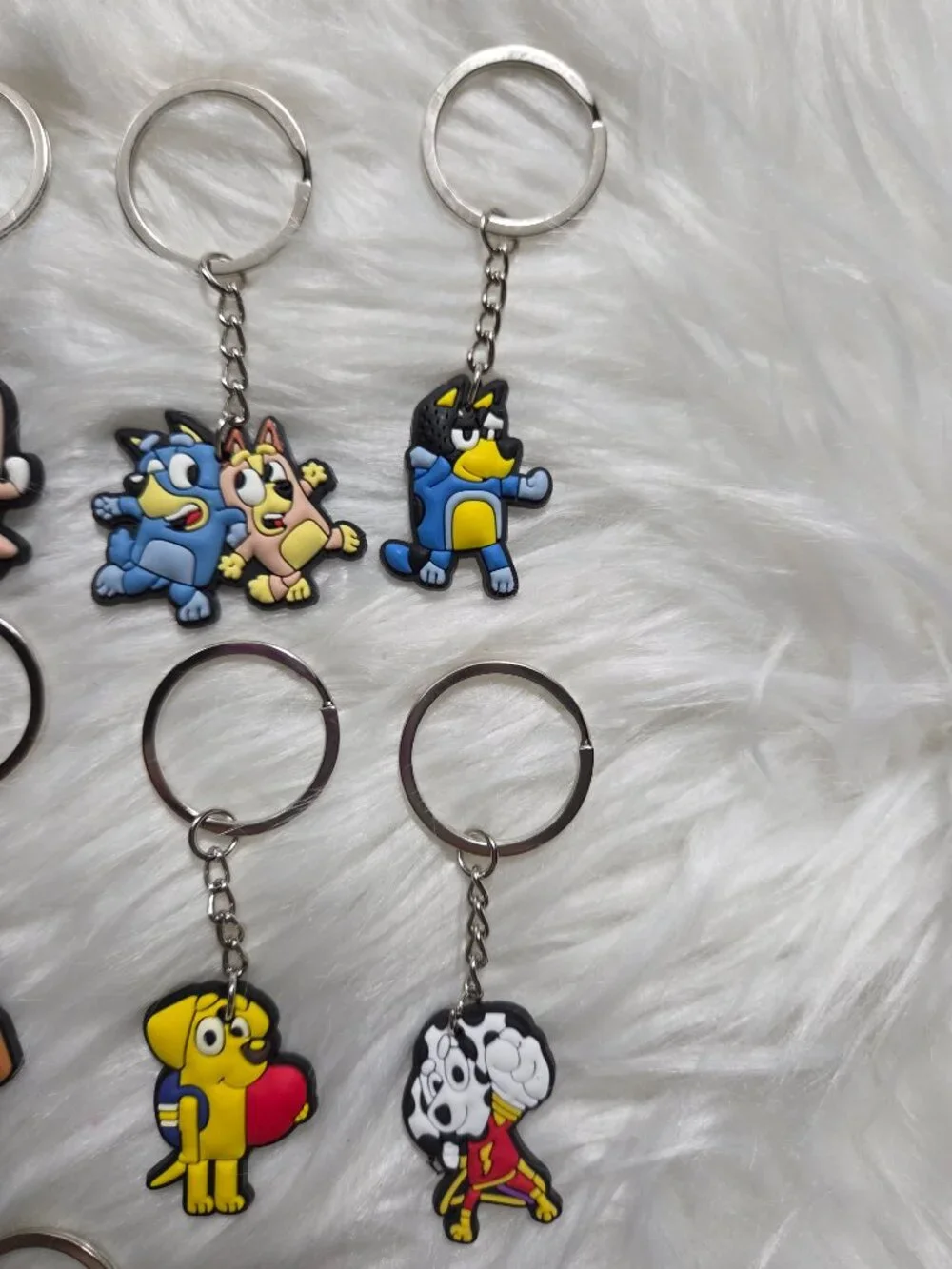 Set of 12 Bluey Keychains